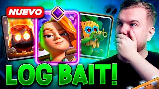 NUEVO MAZO DE LOG BAIT CICLO RAPIDO EN CLASH ROYALE [upl. by Lerner133]