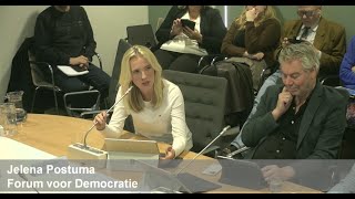 Bezuinigingen kaasschaaf of kettingzaag  Jelena Postuma FVD [upl. by Mccahill890]