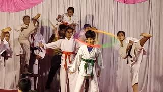 hoola hoop karate pyramid dance hoolahoop dance pyramid [upl. by Nowyt370]