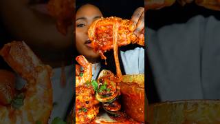 SEAFOOD MUKBANG  Seafood boil Mukbang  SPICY Seafood Boil  King Crab Legs Mukbang  ASMR EATING [upl. by Aloisia658]