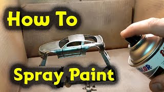 How to spray paint  Diecast cars or anything else  Tutorial [upl. by Leviralc965]