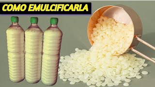 COMO EMULCIFICAR LA CERA CARNAUBA [upl. by Roderic143]