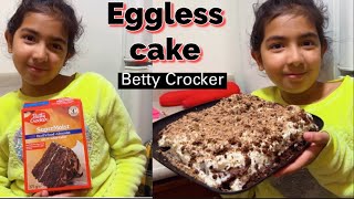 Eggless Cake 🎂 मेने मेरे पापा के Birthday पर chocolate cake बनाया । henikahenishcanadavlog2321 [upl. by Adnolehs]