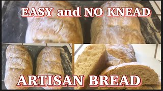 EASY ARTISAN BREAD RECIPE  NO KNEADING [upl. by Daisi]