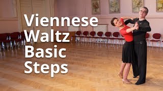 Viennese Waltz Basic Steps  Dance Routine and Figures [upl. by Storz]