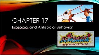 PSY1012 Prosocial and AntiSocial Behavior [upl. by Beacham]