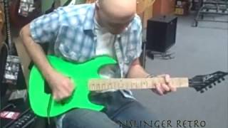 BC Rich Gunslinger Retro Electric Guitar Demo [upl. by Malamut]