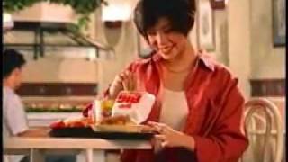 Wendys Hamburger 1994 TV ad featuring Regine Velasquez [upl. by Alyekahs]