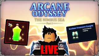 🔴 LIVE NIMBUS SEA PREPARATION PT 2  Arcane Odyssey [upl. by Nacnud]