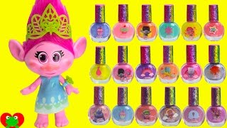 Trolls Dreamworks 18 Layers of Nail Polish on Poppy Peeling Off [upl. by Liederman339]