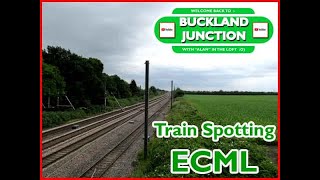 Buckland Junction 319 Train Spotting on the East Coast Main Line just south of Thirsk at Jobbing X [upl. by Den]