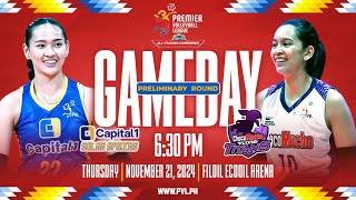 CAPITAL1 vs CHOCO MUCHO  Full Match  Preliminaries  202425 PVL AllFilipino Conference [upl. by Asserrac]