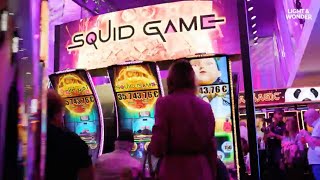 Squid Game Slot Machine Live in Monaco [upl. by Ridglee]