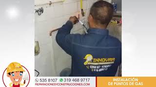 Instalación de puntos de gas [upl. by Sabsay]