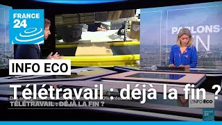 Télétravail  déjà la fin  • FRANCE 24 [upl. by Shields]