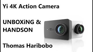 Yi 4K Action Camera  UNBOXiNG amp HANDSON  DeutschGerman [upl. by Pete]