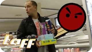 Der ARSCHLOCHTEST Wie viel kann man sich im Supermarkt erlauben  taff  ProSieben [upl. by Novyert]