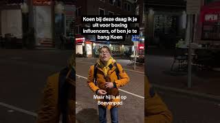 koen durf je wel boxing influencers bankzitters koen boksen [upl. by Thorlie]