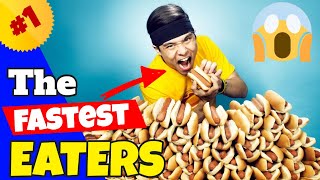 The Fastest Eaters Compilation  SPEED EATING CHALLENGE 34286604 views [upl. by Oicor]