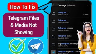 How To Fix Telegram Files amp Media Not Showing  Fix Telegram Folder Not Showing in File Manager [upl. by Leigha]