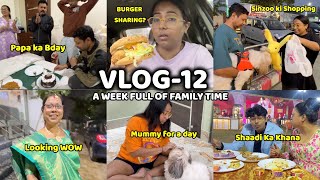 VLOG12 quot Papa ka BDAY Vrindavan Trip Marriage Function Family Time amp morequot [upl. by Rotow795]