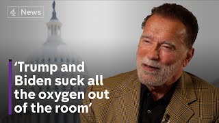 Arnold Schwarzenegger on selfhelp the IsraelGaza war and why hed be a good US president [upl. by Hardden]