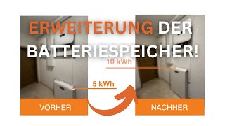 Erweiterung der Batteriespeicher 5 kWh auf 10 kWh PVAnlage von Huawei [upl. by Adahs]