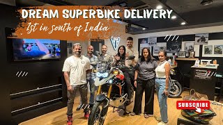 Apni dream superbike ki delivery leli 🥳 1st in south of India 🧿 [upl. by Azilanna]