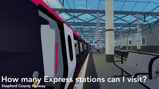 SCR How many Express stations can I visit in 1 hour [upl. by Odlaner617]