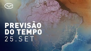 Previsão do tempo desta quartafeira 25 [upl. by Stricklan]