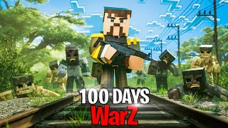 I spent 100 Days in a Minecraft Zombie WAR [upl. by Deckert]