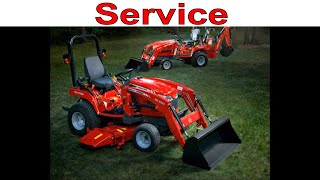 Massey Ferguson GC1705 50 hour service tractor Part 1 [upl. by Niknar]