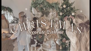 Christmas Decorate With Me 2024  Kitchen Entryway Bedroom amp Dining Room [upl. by Viehmann291]