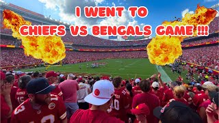 I WENT TO THE CHIEFS VS BENGALS GAME  FANTASY FOOTBALL WEEK 2 RECAP [upl. by Tynan]