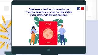 FranceVisas  Comment créer votre compte [upl. by Bernita616]