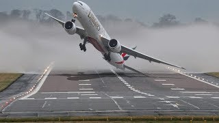 Scary Plane Crosswind Landings Compilation [upl. by Neehcas]