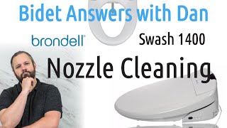 Brondell Swash 1400 How to Clean Bidet Nozzle  Bidet Answers with Dan [upl. by Adnof]