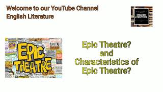 Epic Theatre Characteristics Techniques Verfremdung gestus  Dramatic Vs Epic Theatre UrduHindi [upl. by Philan]