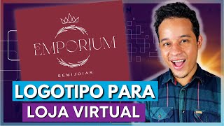 COMO CRIAR UMA LOGO PROFISSIONAL PARA SUA LOJA VIRTUAL  LOGOTIPO GRÁTIS NO CANVA [upl. by Olsen]