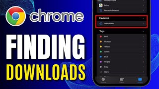 How to Find Chrome Downloads on iPhone [upl. by Milde]