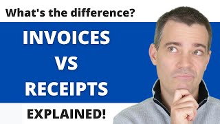 Invoices vs Receipts  What is the Difference [upl. by Rinna]