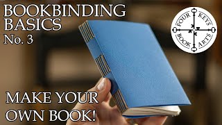 Bookbinding Basics Chapter 3  Full MultiSection Bookbinding Tutorial The Slotted Wrapper Binding [upl. by Iturhs]