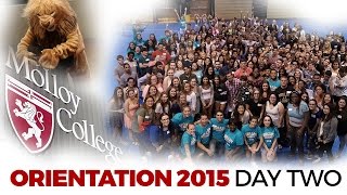 Molloy College  Get Hyped Orientation 2015  Day Two [upl. by Agnola560]