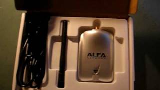 Alfa ALFA Network AWUS036H  500mW USB WLAN [upl. by Ennazzus]