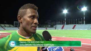 2014 FIFA World Cup Qualifier  Stage 3 Oceania  New Caledonia vs Solomon Islands Highlights [upl. by Aehsa]