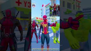 Please help team spiderman rank up to destroy thanos spiderman cartoon [upl. by Syla]