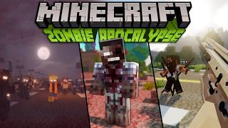 50 MODS para CRIAR um APOCALIPSE ZUMBI no MINECRAFT MODPACK [upl. by Nauqas]