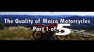 The Quality of Maico Motorcycles Part 1 of 5 Documentary [upl. by Ecinue650]