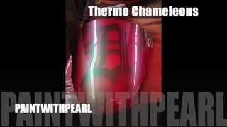 Chameleon Paint over ThermoChromic base coat  Paint With Pearl [upl. by Rutherfurd74]