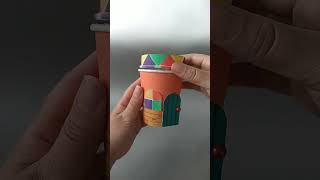 House crafts paper cup small houses childrens creative crafts kindergarten parentchild craf [upl. by Orecul]